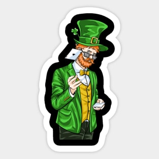 playing card st patrick's day Sticker
